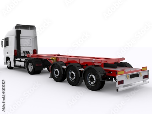 Truck isolated