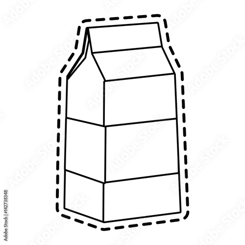 milk carton icon image vector illustration design 