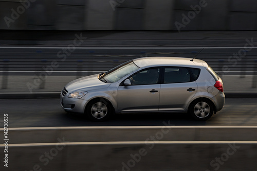 Cuadro en lienzo Gray car.