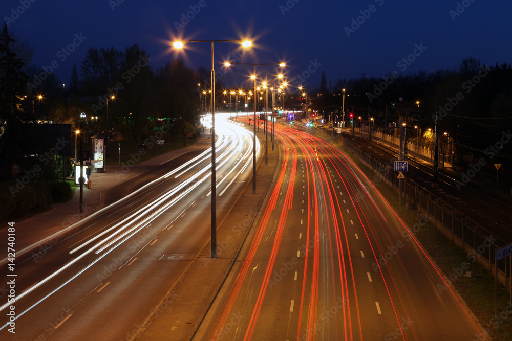 Fotografie Cars in motion