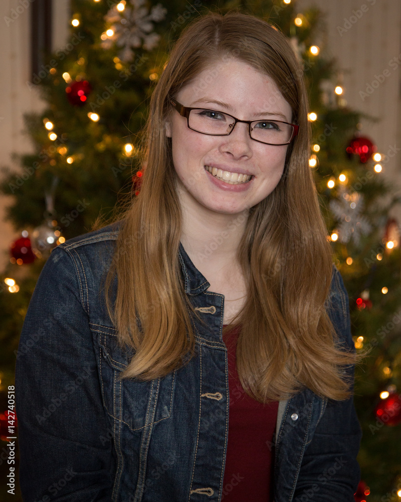 Teenager at Christmas Teenager at Christmas