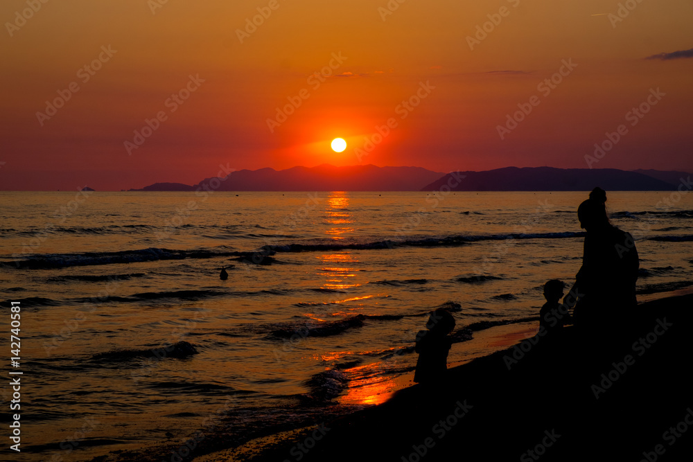 Beach sunset