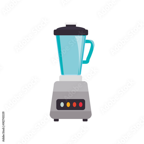 blender machine household appliance vector icon illustration
