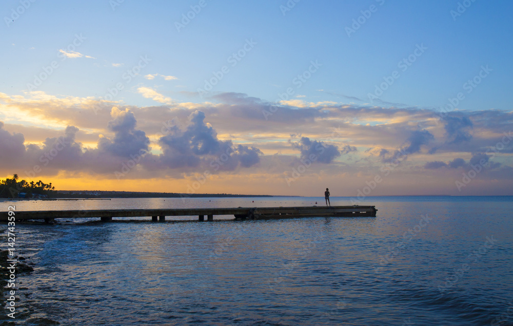 Sunrise in Caribbean Sunrise in Caribbean