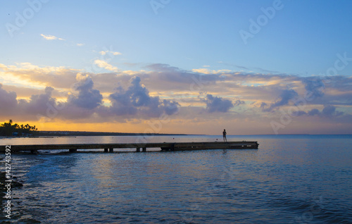 Sunrise in Caribbean