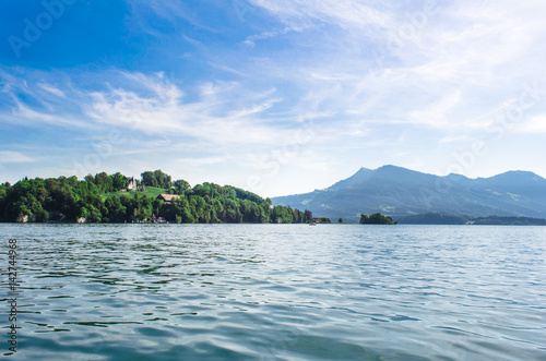 Island on Lake Lucerne