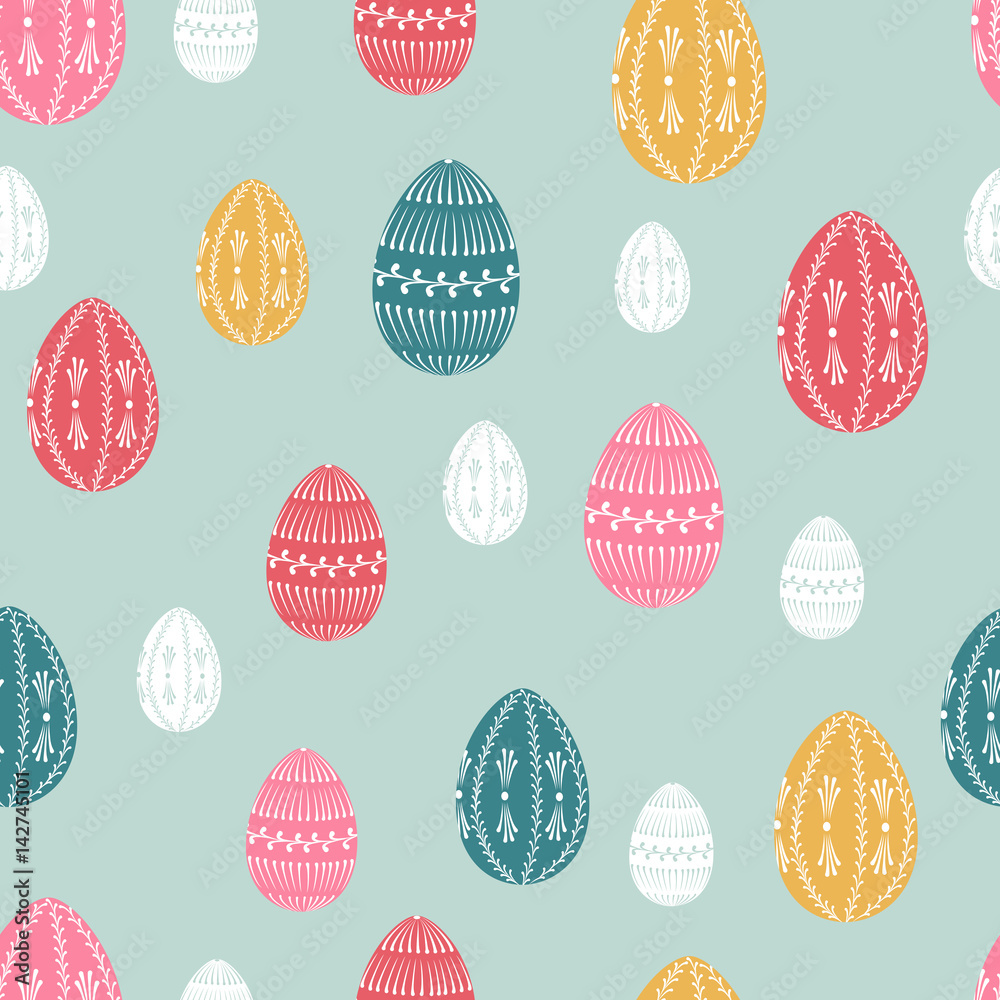Easter seamless pattern
