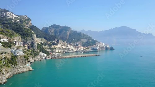 Wallpaper Mural Aerial drone shot - Amalfi coast in Italy. Torontodigital.ca