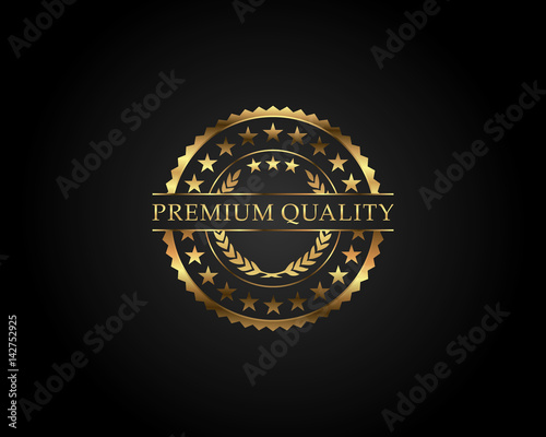 Premium Quality Badge Gold