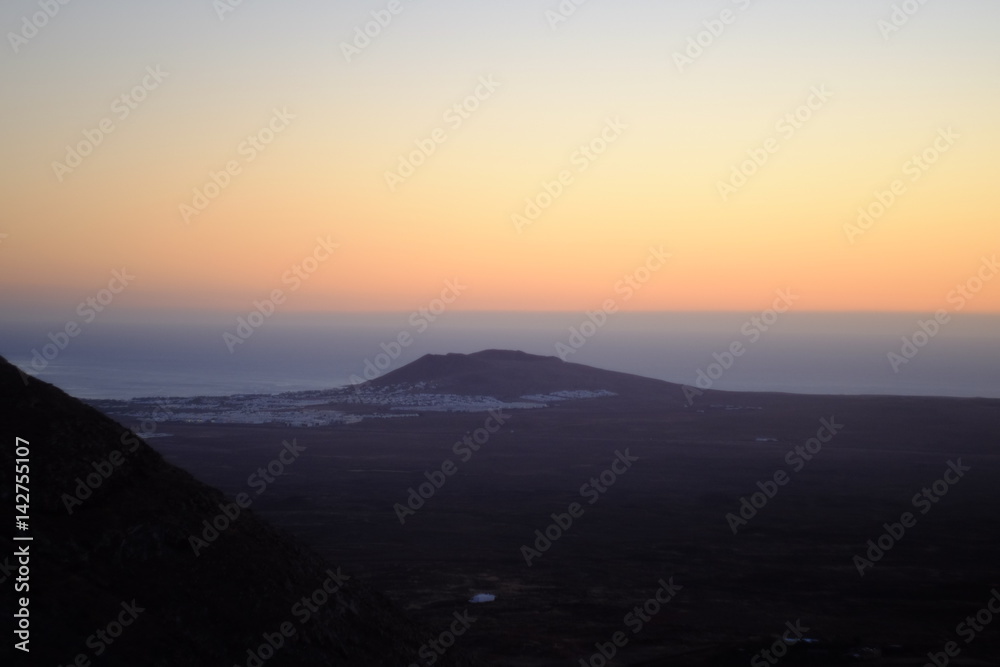 View on Playa Blanca, Lanzarote