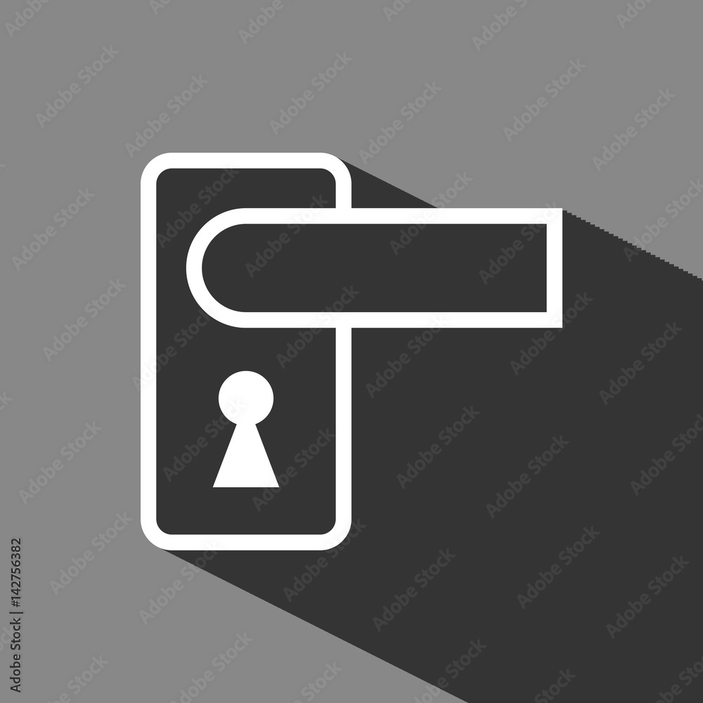 door handle icon stock vector illustration flat design door handle icon stock vector illustration flat design