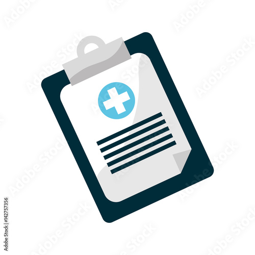clipboard hospital prescription pad icon