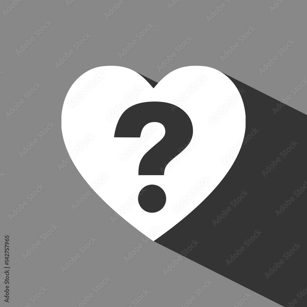 heart icon stock vector illustration flat design heart icon stock vector illustration flat design