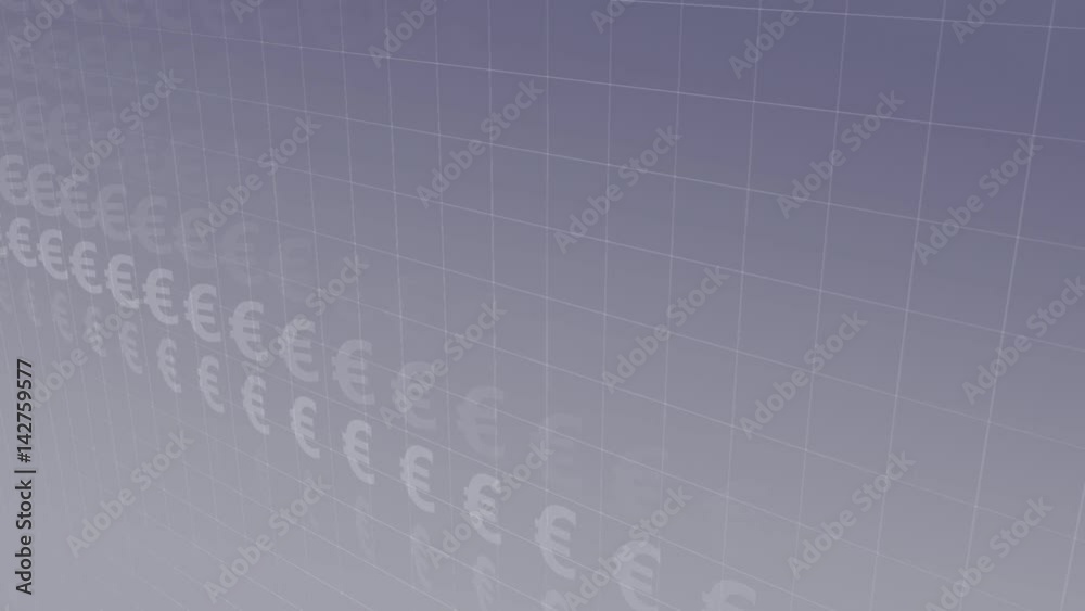 Looping Background with Euro Currency Symbols (3d Rendering) Looping Background with Euro Currency Symbols (3d Rendering)