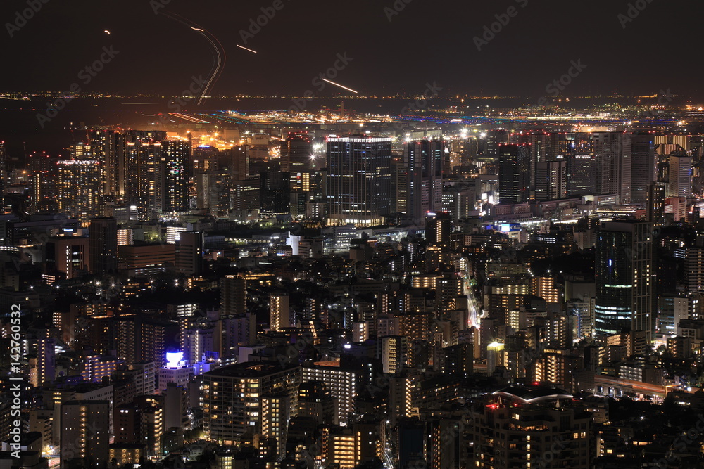 Obraz premium Tokyo night view