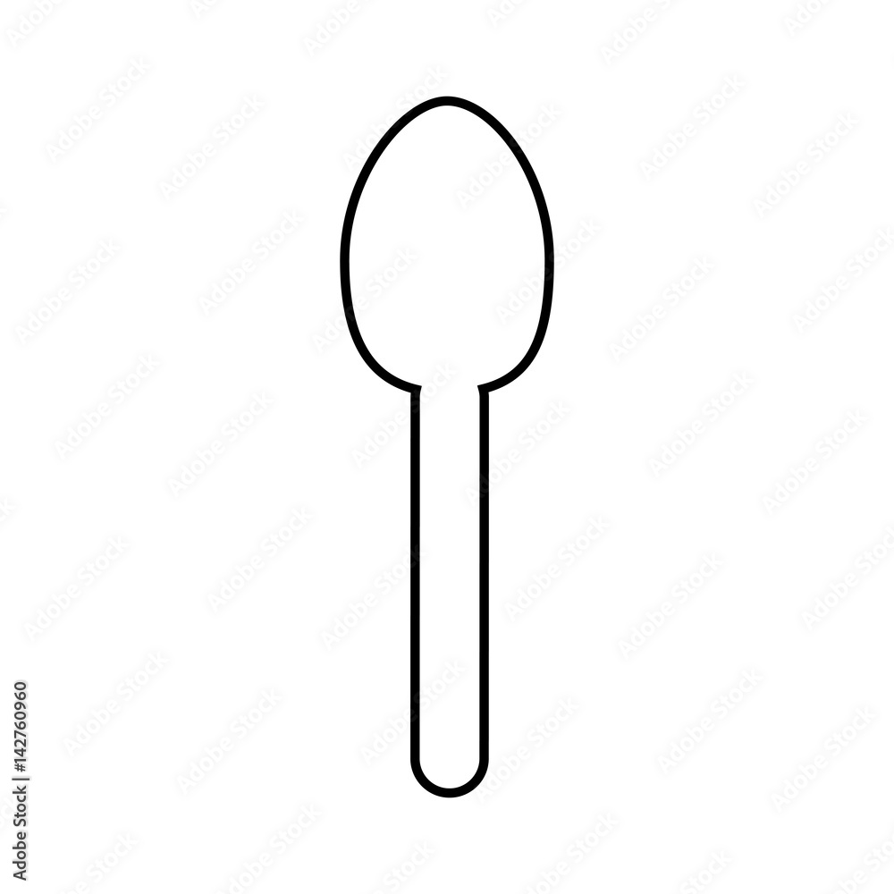spoon cutlery tool isolated icon vector illustration design spoon cutlery tool isolated icon vector illustration design