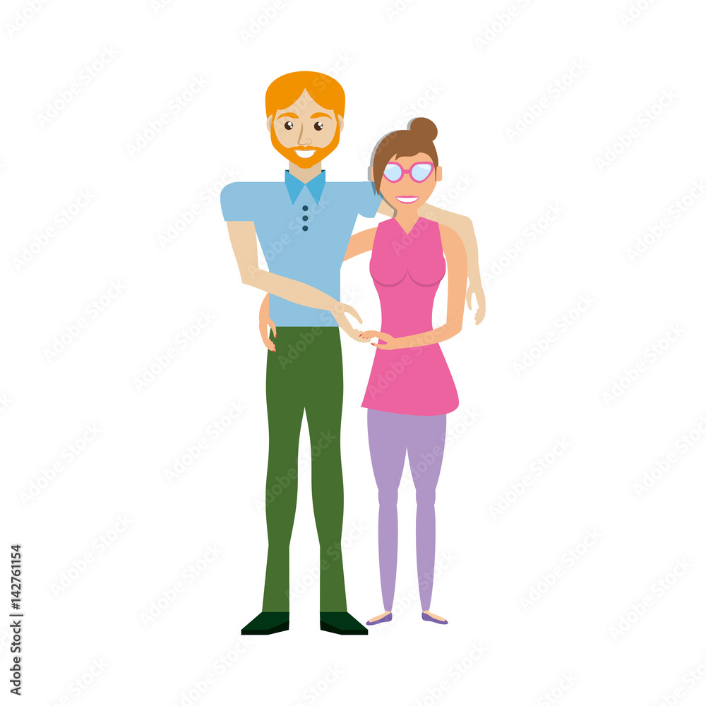 couple romantic hand holding image vector illustration eps 10