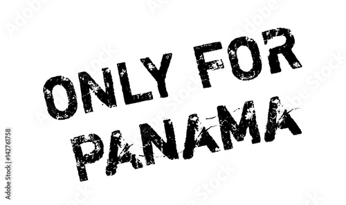Only For Panama rubber stamp. Grunge design with dust scratches. Effects can be easily removed for a clean, crisp look. Color is easily changed.