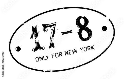 Only For New York rubber stamp. Grunge design with dust scratches. Effects can be easily removed for a clean, crisp look. Color is easily changed.