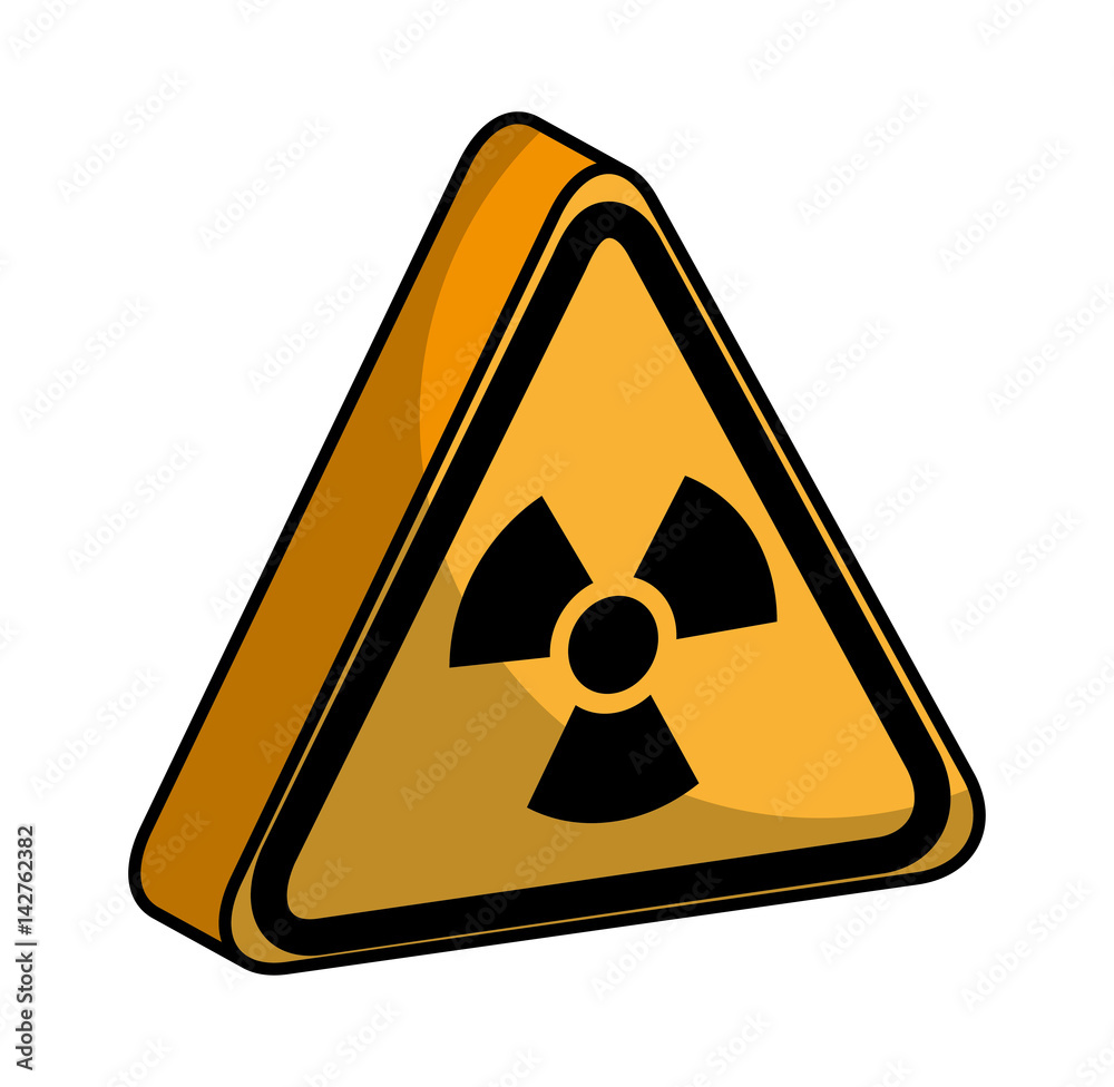 triangle caution signal icon vector illustration design