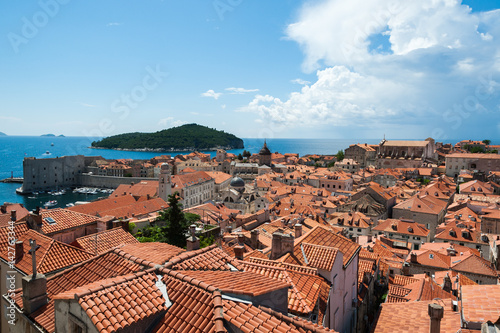 Dubrovnik, Croatia, city overlook