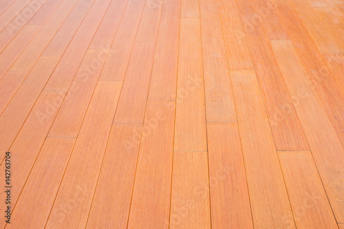 Wooden floor close up background.