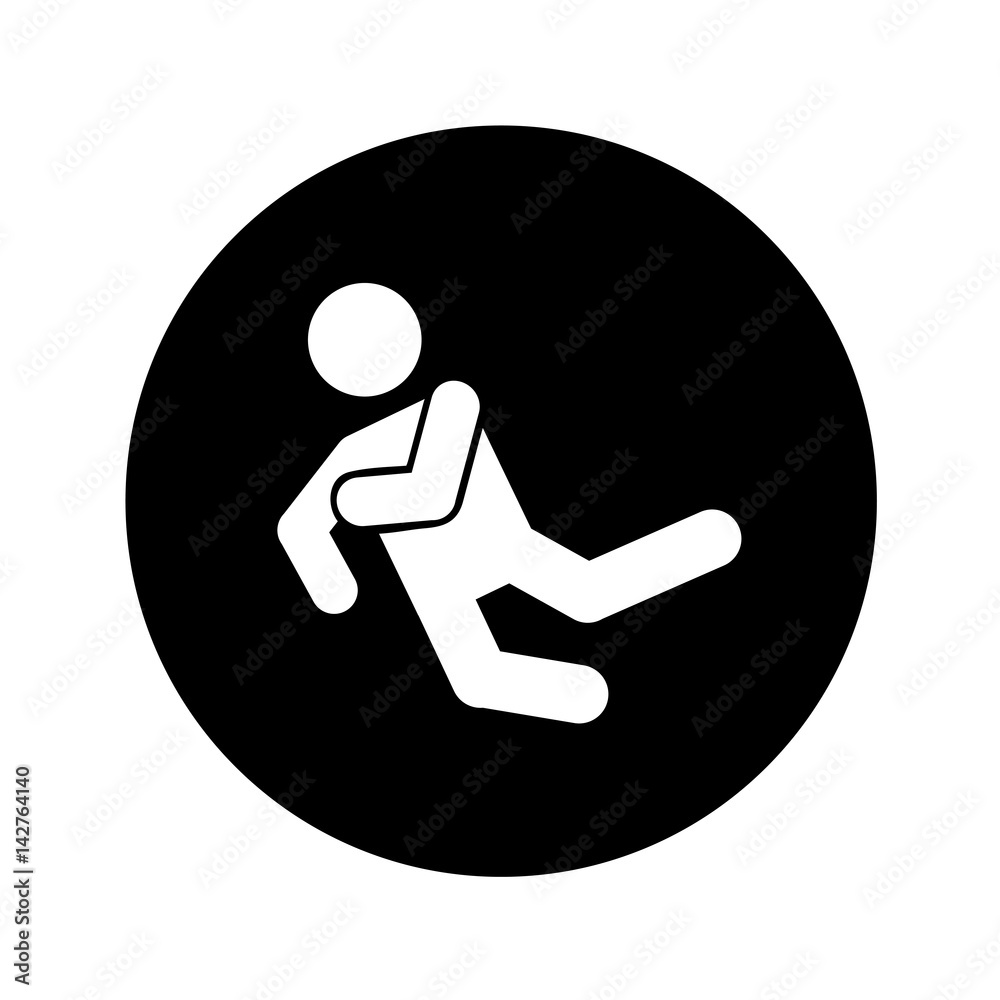 insurance person accident icon vector illustration design insurance person accident icon vector illustration design