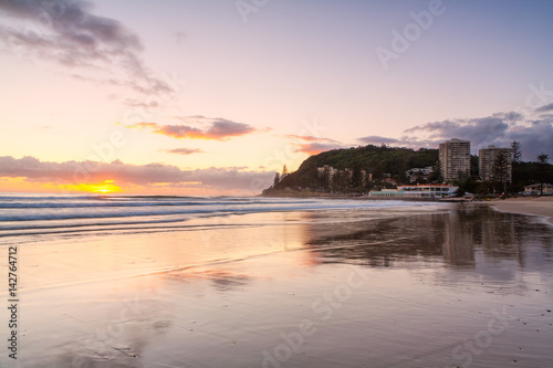 Sunrise at Burleigh Heads on the Gold Coast in Queensland © Darren