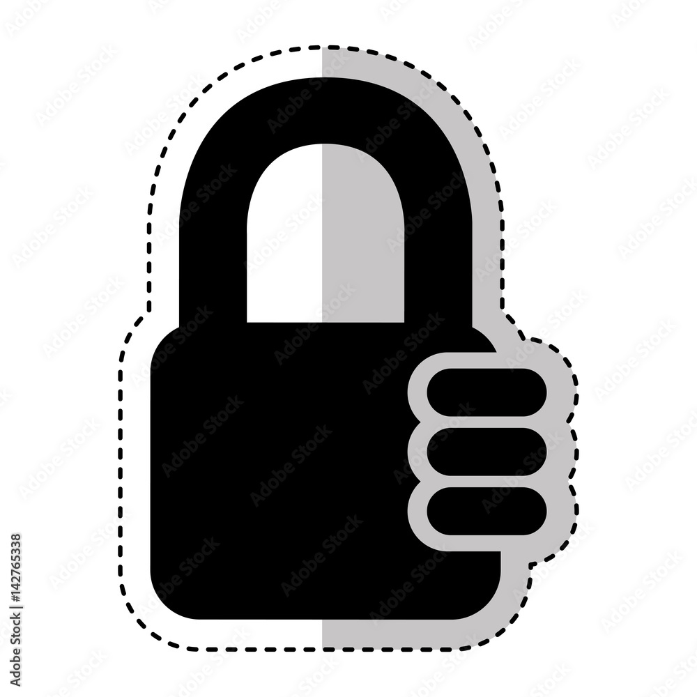 safe padlock isolated icon vector illustration design safe padlock isolated icon vector illustration design