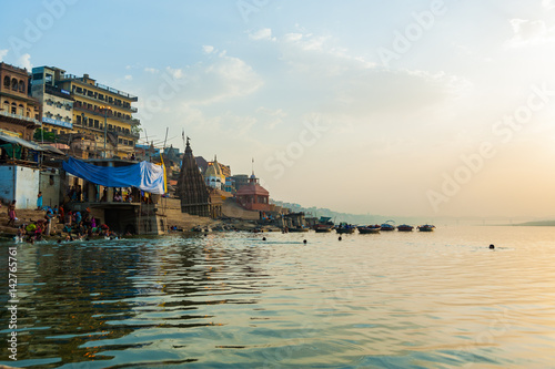 Varansi, India - reflections on the Ganges