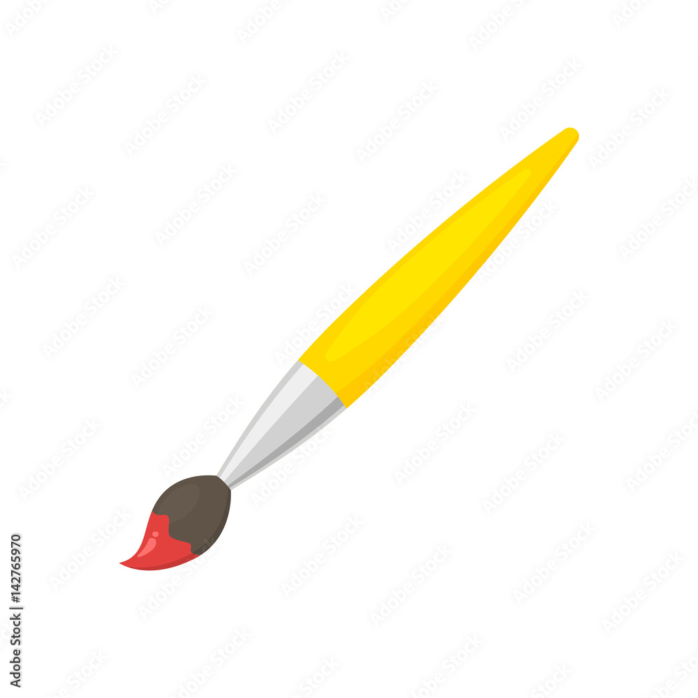 Obraz premium Paint brush vector isolated