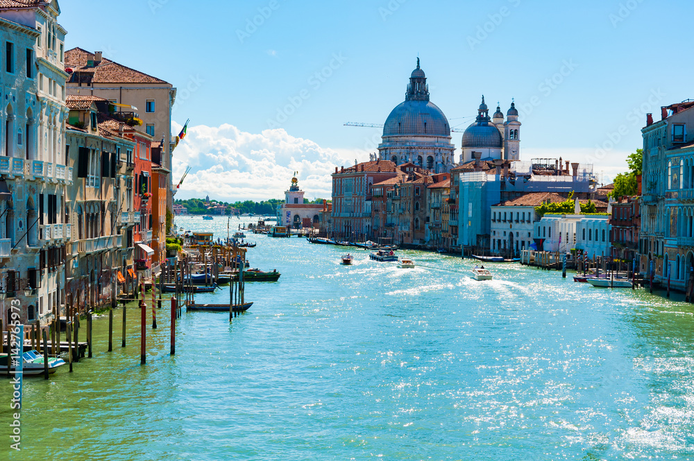 Venice Grand Canal - San Gregorio Maggiore in background