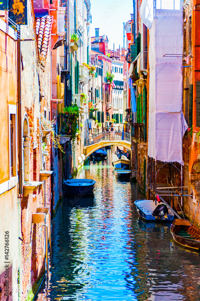 Venetian Canal- Reflections