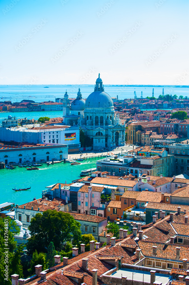 Overhead view of Venice - San Gregorio Maggiore