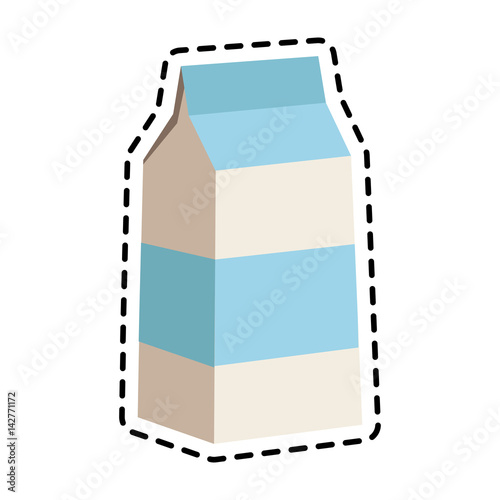 milk carton icon image vector illustration design 