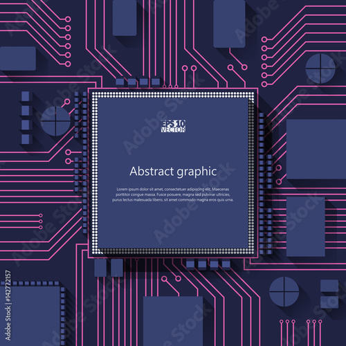 Circuit board vector background. Eps10 Vector illustration.