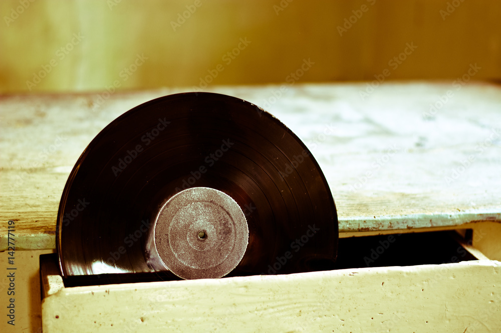 An old record StockFoto Adobe Stock