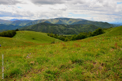 Mountain landscape of meadows   © predrag