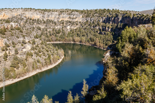 Meanders of the Sickles of the river Duratón in the province of Segovia, Spain