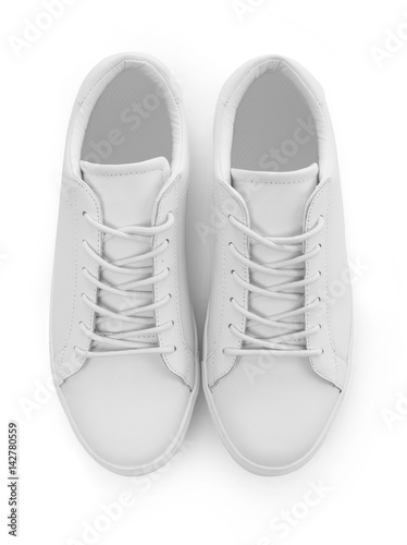 White sneakers