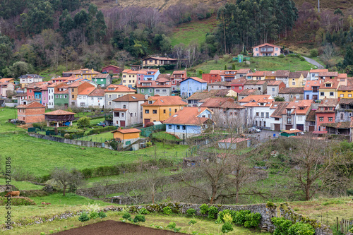 Cue is a small village in Asturias. Spain.