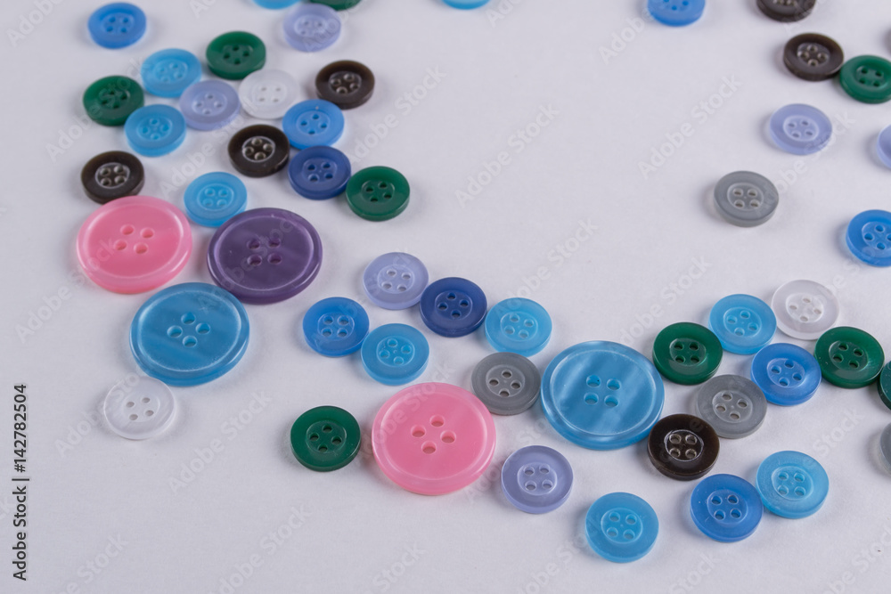 Collection of Colourful Sewing Buttons Collection of Colourful Sewing Buttons
