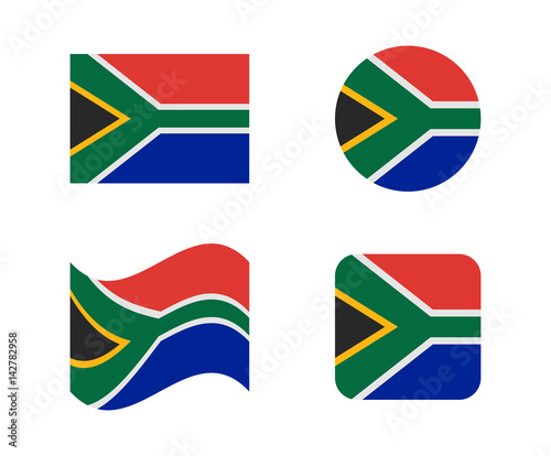 Free Download set 4 flags of south africa - GFXLoad
