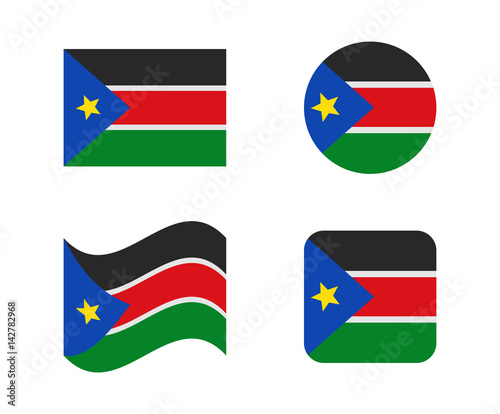 set 4 flags of south sudan Free Download set 4 flags of south sudan - GFXLoad
