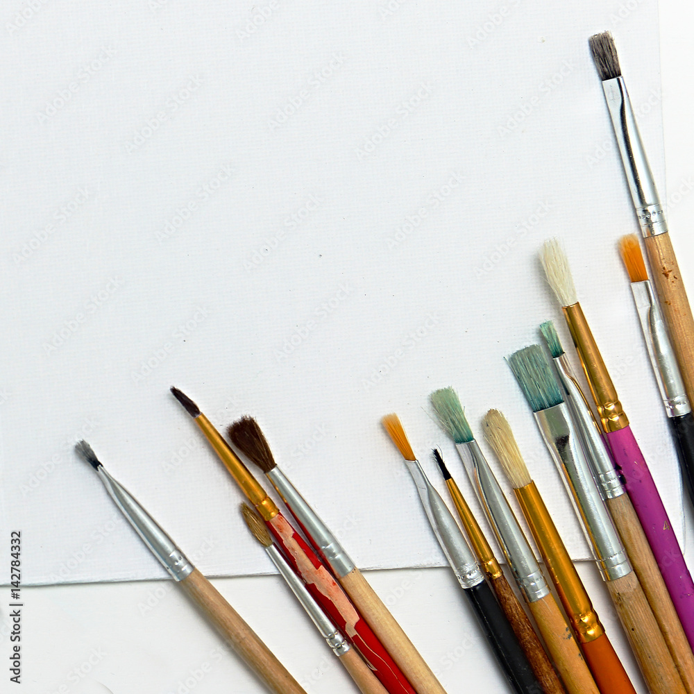 Paints and brushes Paints and brushes
