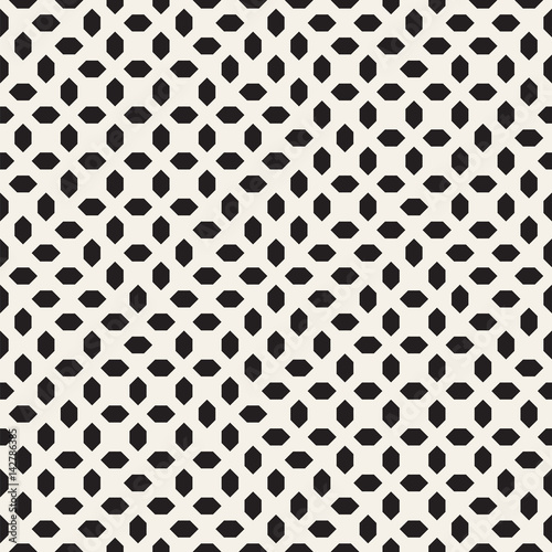 Geometric Ethnic Background with Symmetric Lines Lattice. Vector Abstract Seamless Pattern.