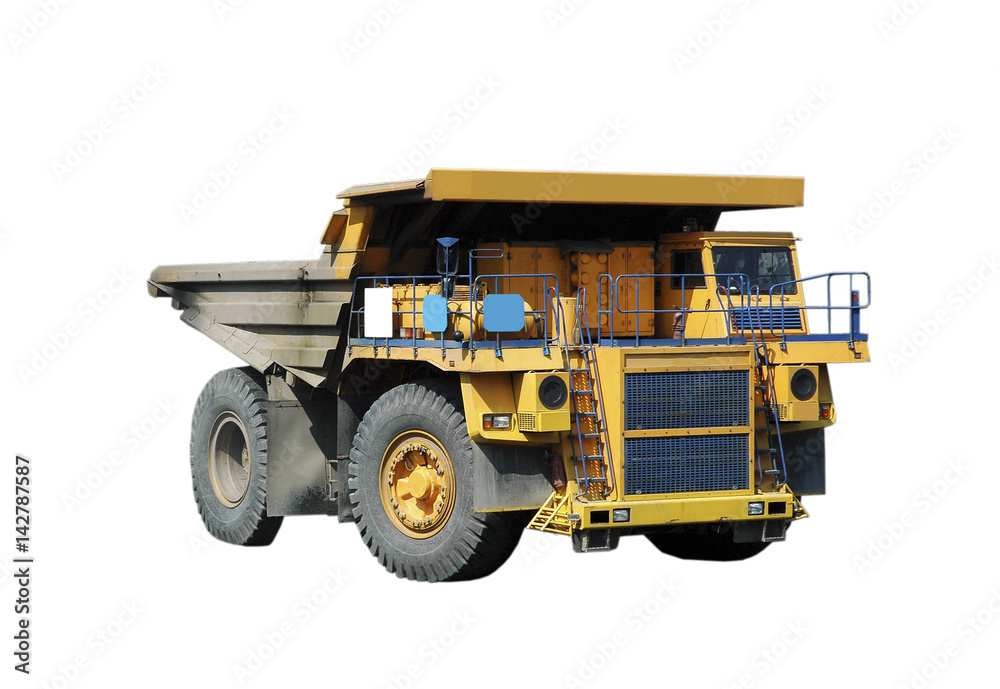 Large truck dump truck