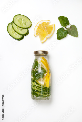  drink with cucumber, lemon