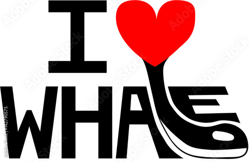 love whale (I LOVE whale)