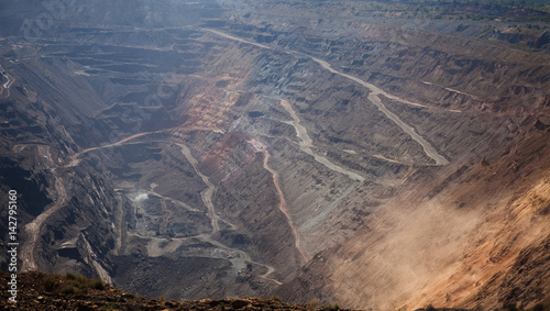 large quarry mining of iron ore © Андрей Трубицын